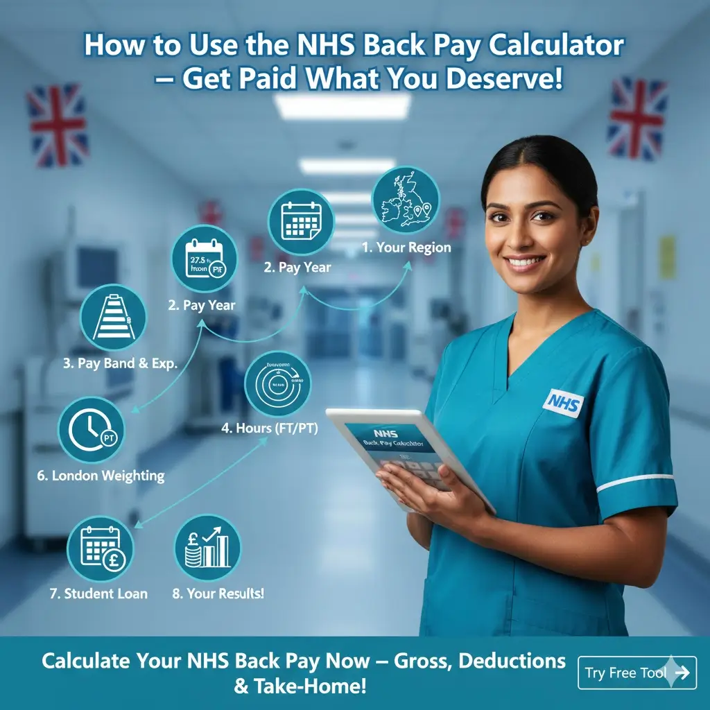 How to Use the NHS Back Pay Calculator