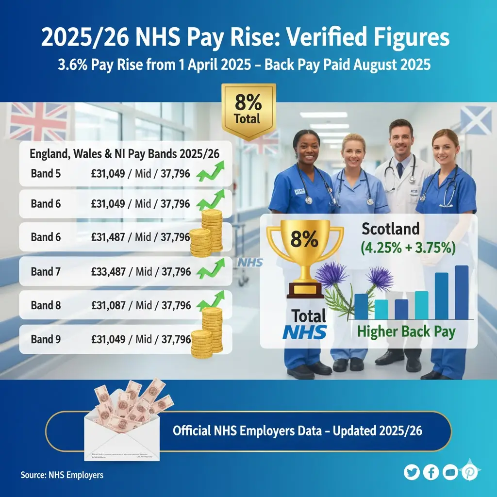 2025/26 NHS Pay Rise: Verified Figures