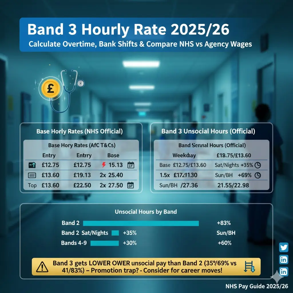 Band 3 Hourly Rate 2025 26