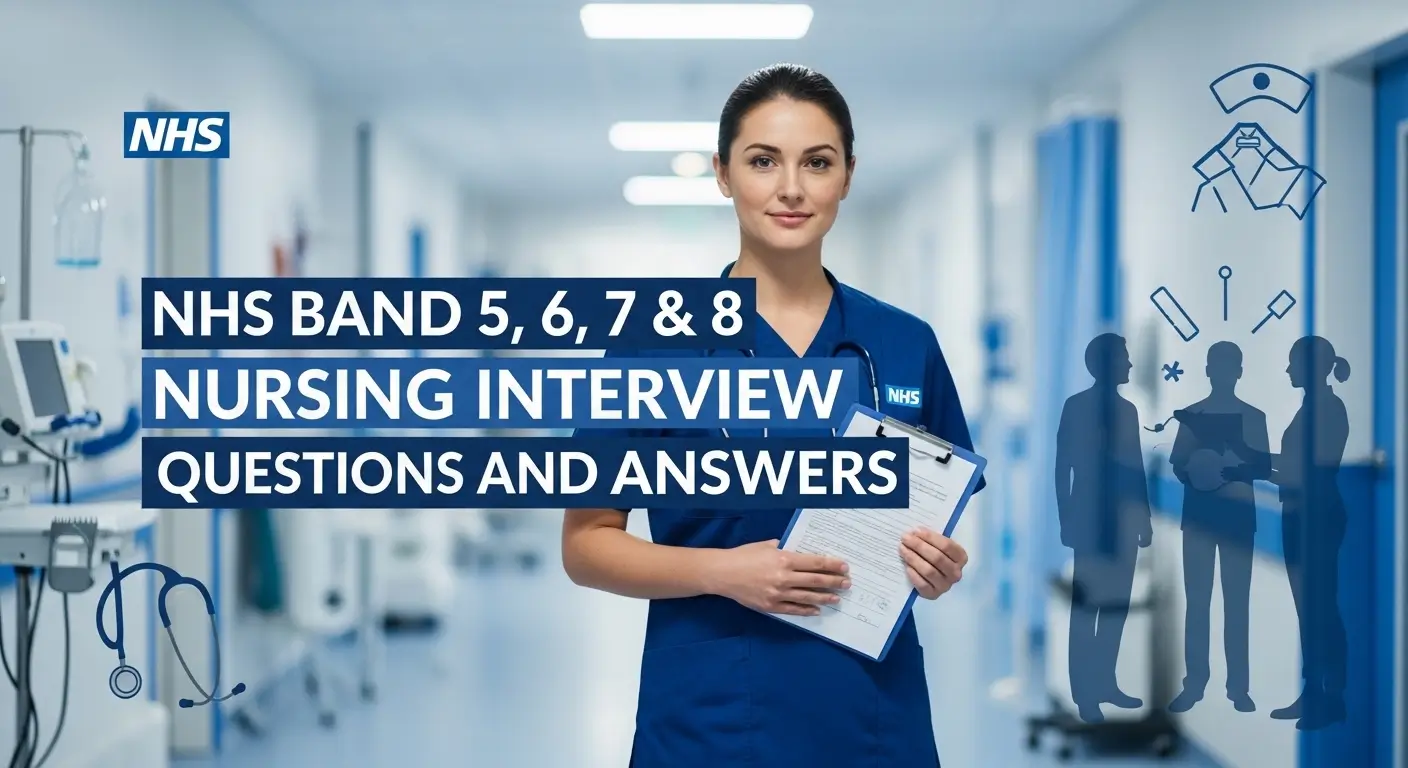 NHS Band 5, 6, 7 & 8 Nursing Interview Questions and Answers