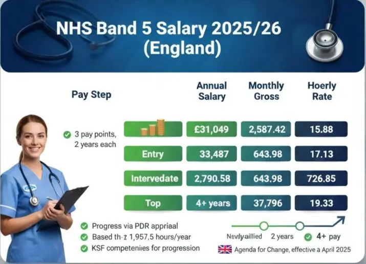 Band 5 Take-Home Pay After Tax 2025 26