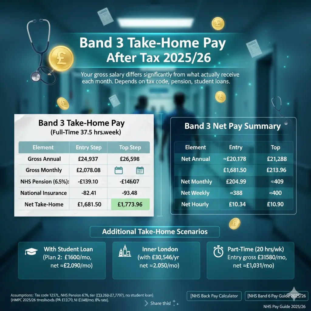 Band 3 Take-Home Pay After Tax 202526