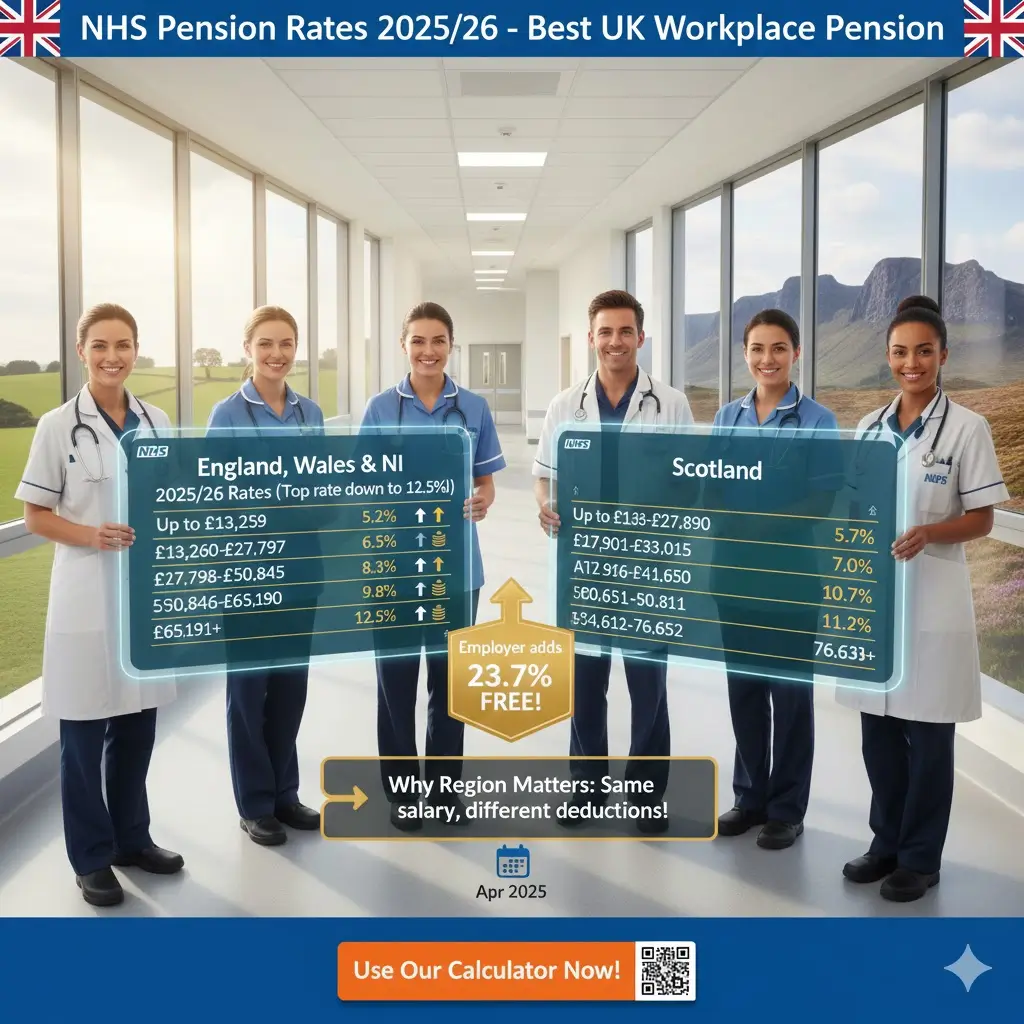 NHS Pension Contribution Rates 202526 
